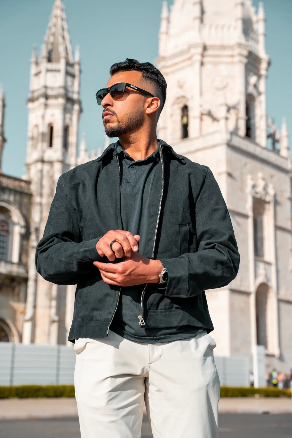 Modern Gent client, photographed in a real place from his own life