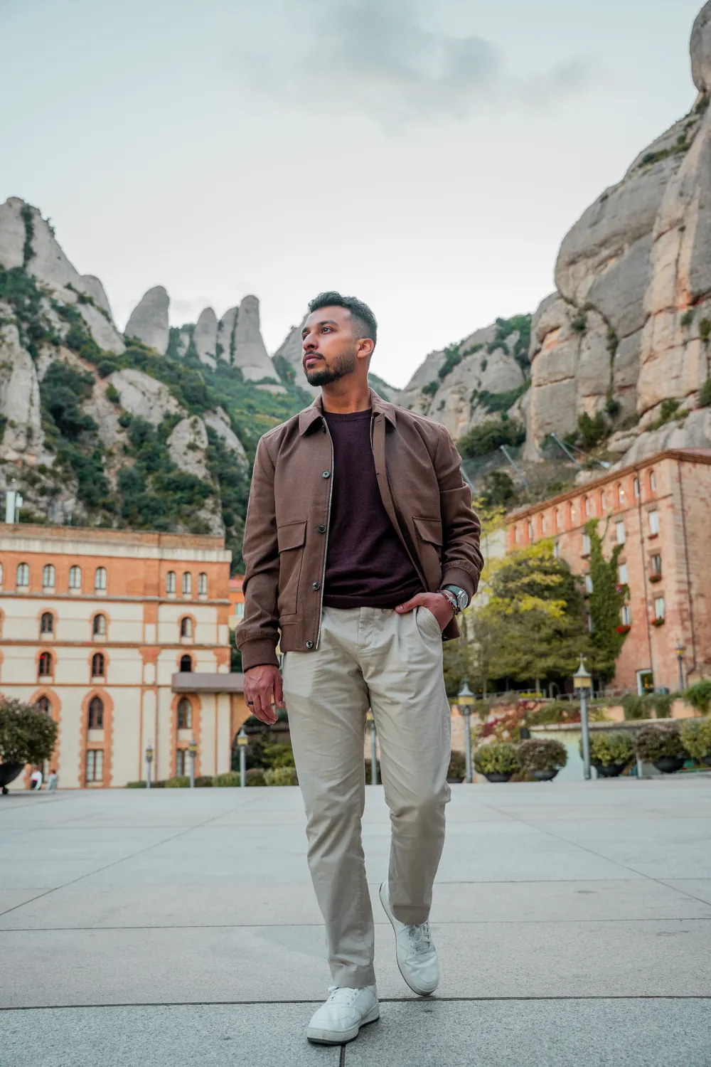 Modern Gent client, photographed in a real place from his own life